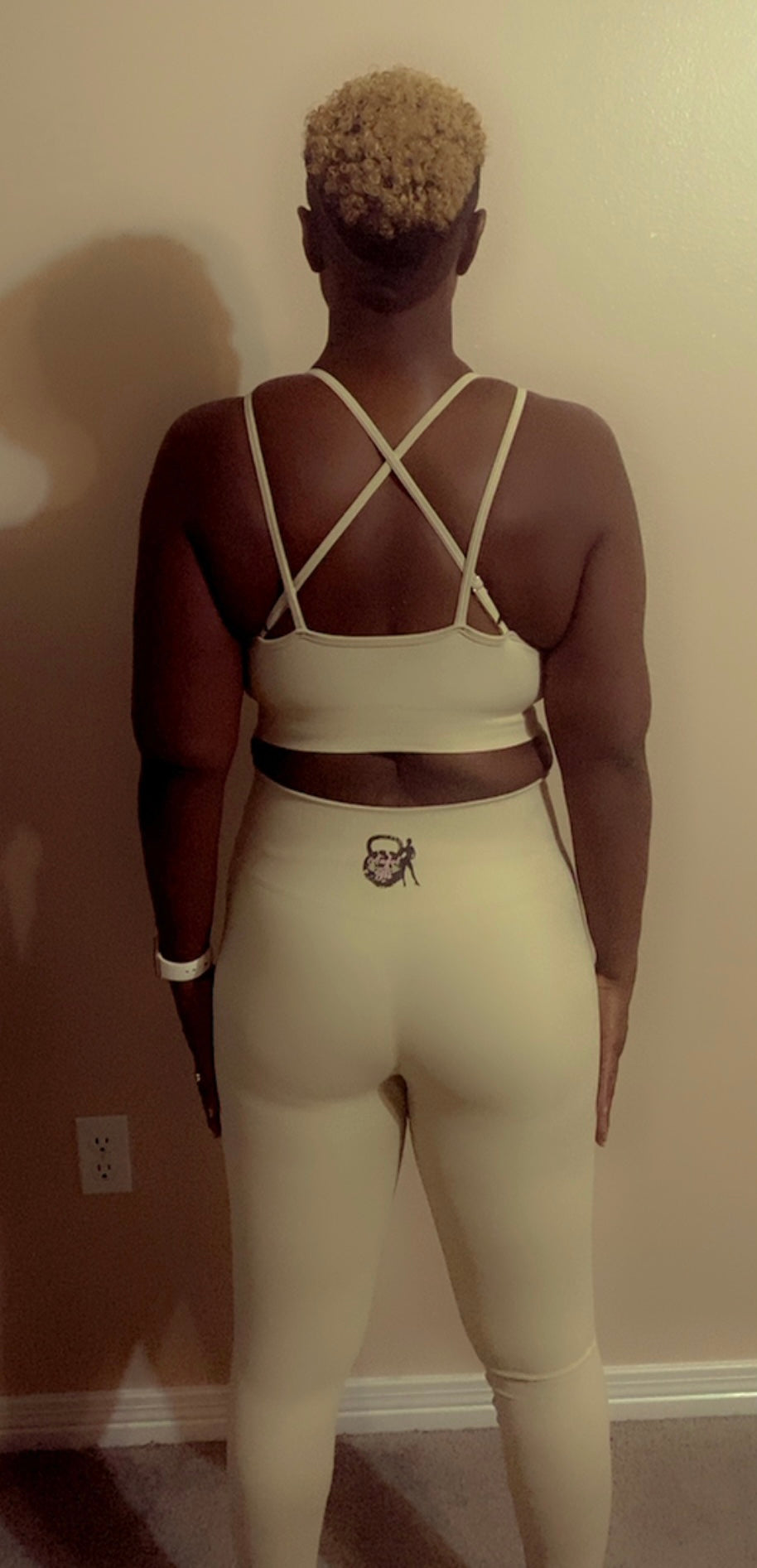 Tan “Angel Fit” Yoga Outfit (Ships FAST!)